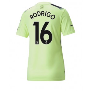 Manchester City Rodri Hernandez #16 kläder Kvinnor 2022-23 Tredje Tröja Kortärmad